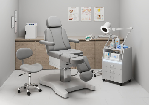 Педикюрное кресло Мэйджик Подо Plus с поворотными ногами фото