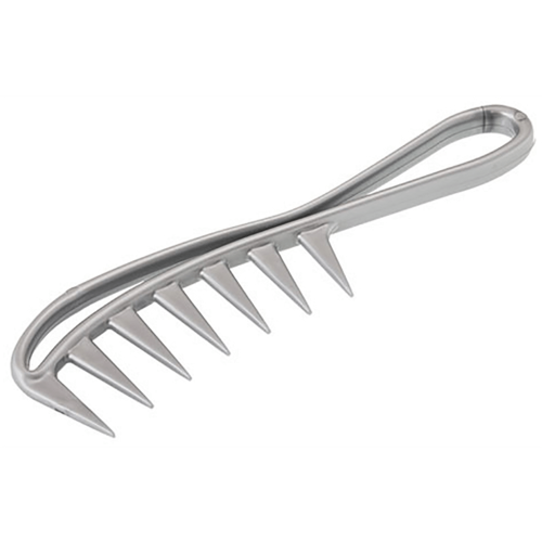 Гребень с ручкой очень редко зубый фото