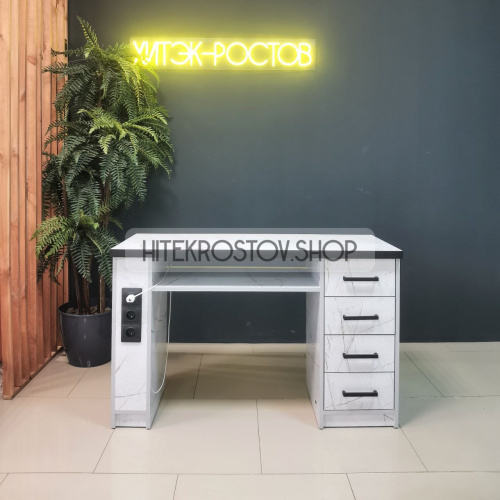 Стол маникюрный №42 + 3 розетки фото