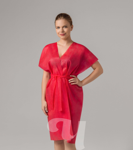 Халат-кимоно б/рук спандб роз 10шт фото