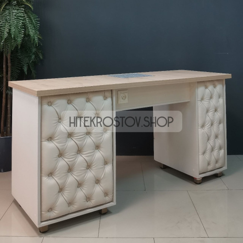 Стол маникюрный №63 + 6 розеток + вытяжка  фото