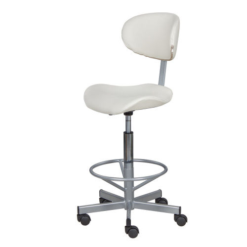 Стул Кейси высокий со спинкой (хром) фото