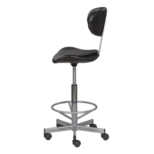 Стул Кейси высокий со спинкой (хром) фото