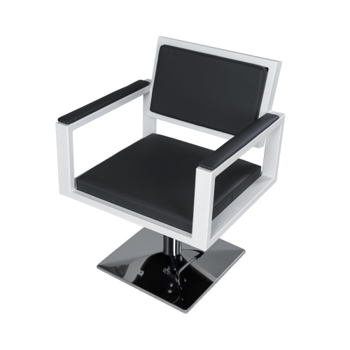 Кресло парикмахерское Дуглас, белый каркас фото