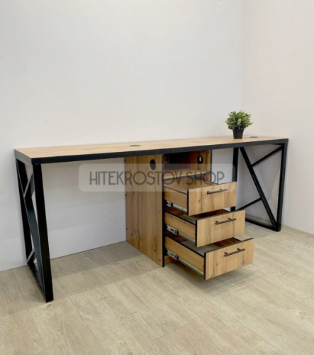 Стол маникюрный двойной №4 фото