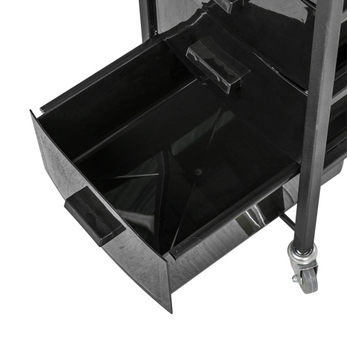 Тележка парикмахерская Дуглас, черный каркас фото