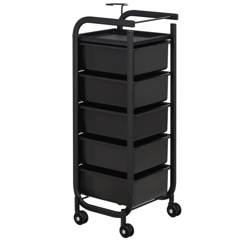 Парикмахерская тележка Арт (черный каркас) фото