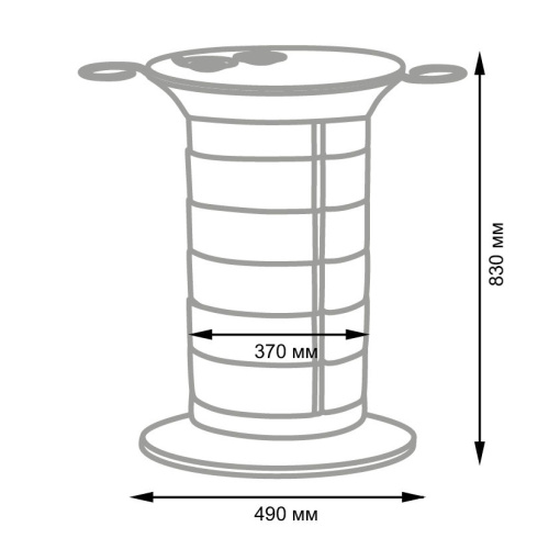Тележка парикмахерская GiroCo Doble фото