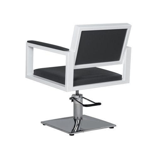 Кресло парикмахерское Дуглас, белый каркас фото
