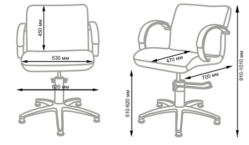 Кресло парикмахерское Лорд фото