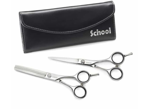 Набор парикмахерских ножниц Kiepe School Regular в чехле фото