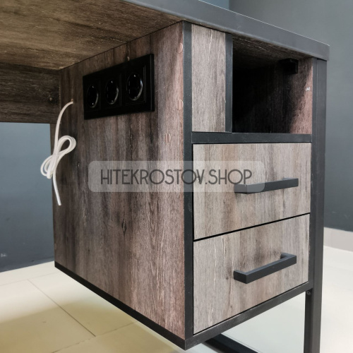 Стол маникюрный №5 + 3 розетки фото