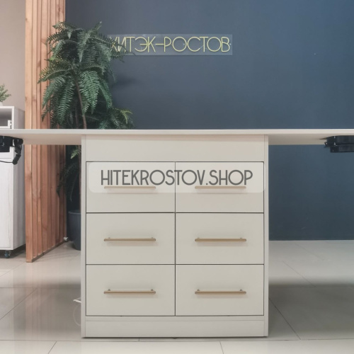 Стол маникюрный двойной №8 + 8 розеток фото