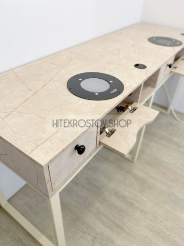 Стол маникюрный двойной №2 фото