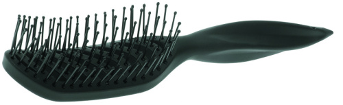 Щетка вогнутая продувная (черный, коричневый) фото