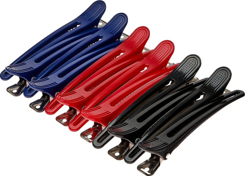 Зажимы алюм/пласт 12шт фото