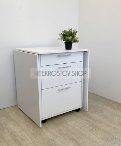 Стол маникюрный двойной №3 складной + 4 розетки фото